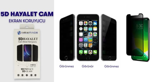 5D Hayalet Cam Ekran Koruyucu