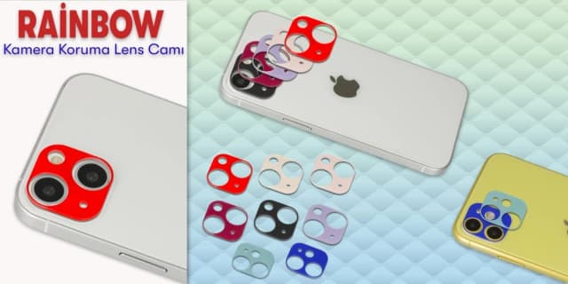 Rainbow Kamera Lens Koruma Cam