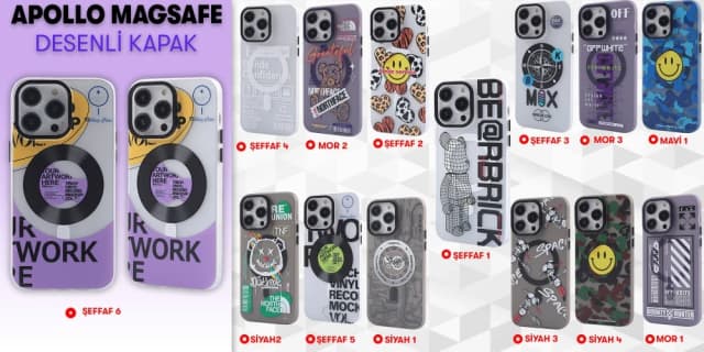 Apollo Magneticsafe Desenli Kapak