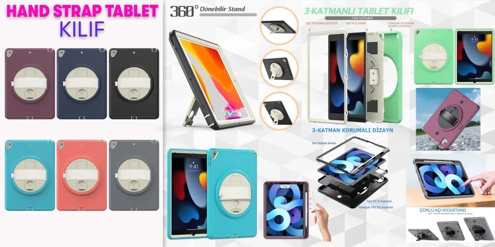 Hand Strap Tablet Kılıfı