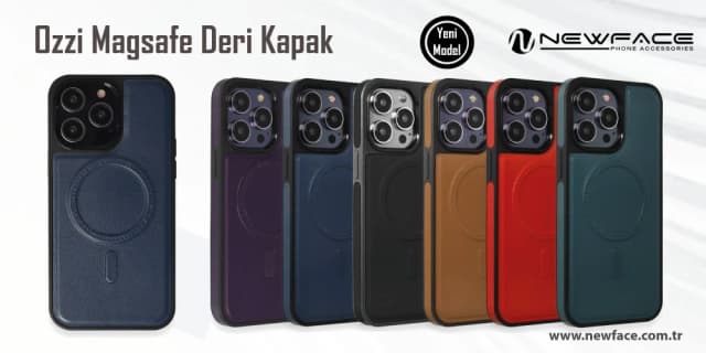 Ozzi Magsafe Deri Kapak