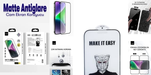 Matte Antiglare Cam Ekran Koruyucu