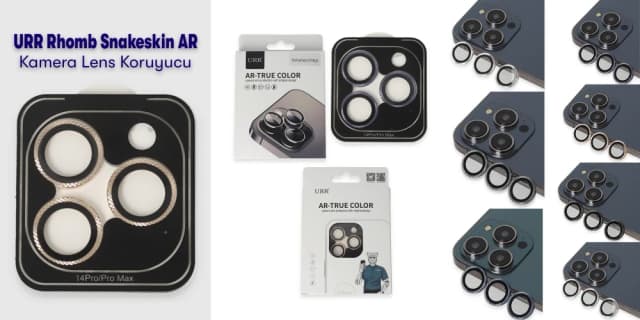 Rhomb Snakeskin AR Kamera Lens Koruyucu