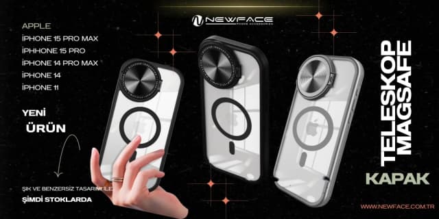 Teleskop Lens Magsafe Silikon Kapak