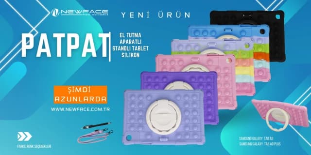 Patpat El Tutma Aparatlı Tablet Silikon