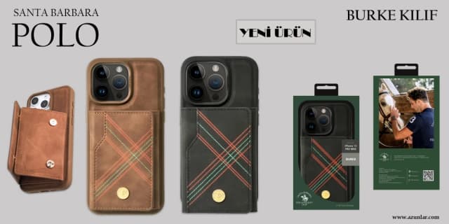 Burke Manyetik Cüzdanlı Kapak