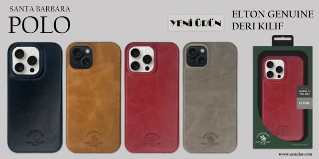 Elton Genuine Magsafe Deri Kapak