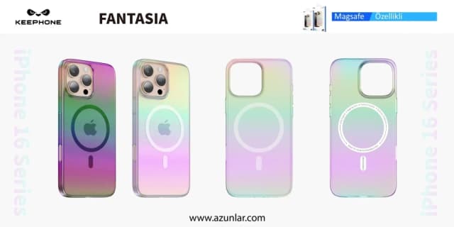 Fantasia Gökkuşağı Magsafe Kılıf