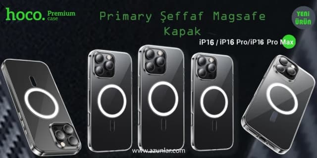 Primary Şeffaf Magsafe Kapak