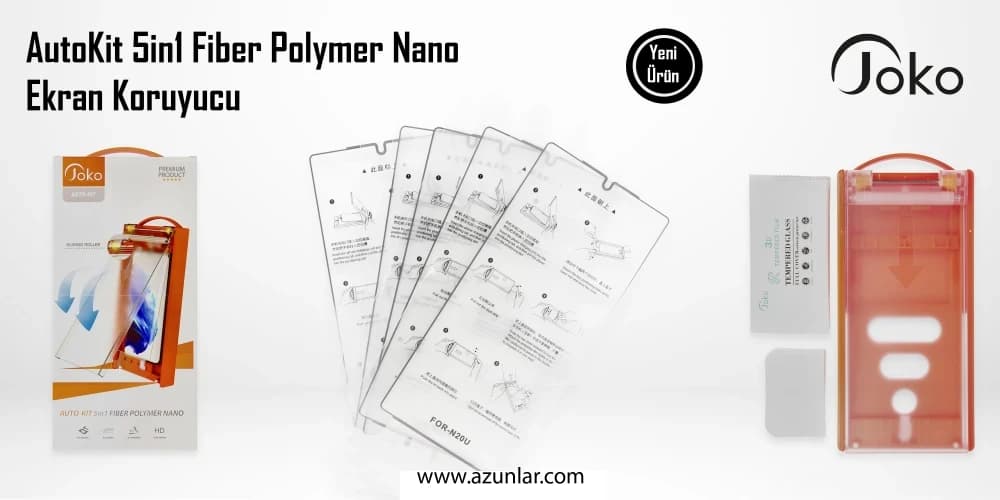 AutoKit 5in1 Fiber Polymer Nano Ekran Koruyucu