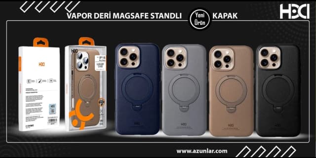 Vapor Deri Magsafe Standlı Kılıf
