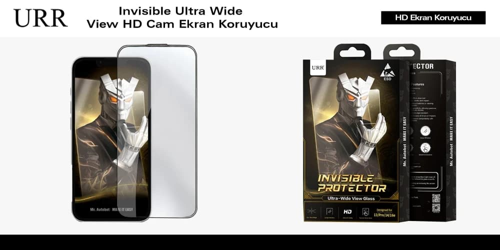 Invisible Ultra Wide View HD Cam Ekran Koruyucu