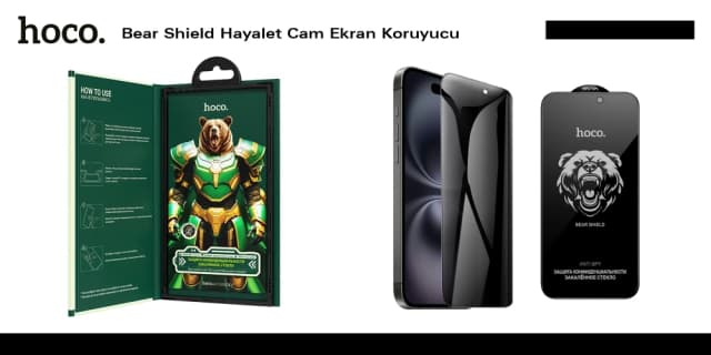 Bear Shield Hayalet Cam Ekran Koruyucu