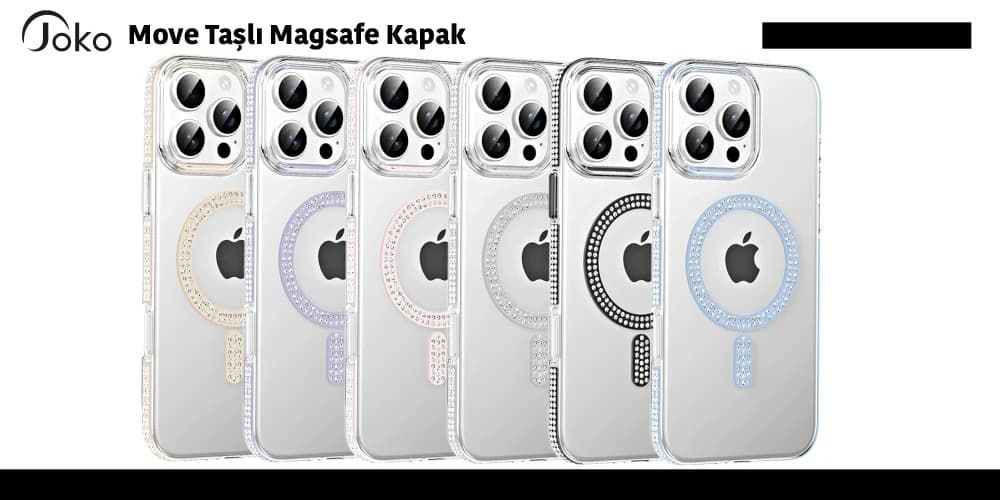 Move Taşlı Magsafe Kapak