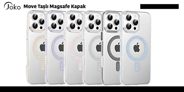 Move Taşlı Magsafe Kapak