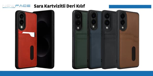 Sara Kartvizitli Deri Kılıf