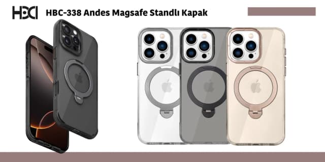 HBC-338 Andes Magsafe Standlı Kapak