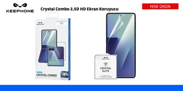 Crystal Combo 2.5D HD Ekran Koruyucu