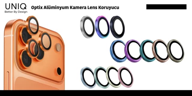 Optix Alüminyum Kamera Lens Koruyucu