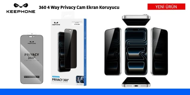 360 4 Way Privacy Cam Ekran Koruyucu