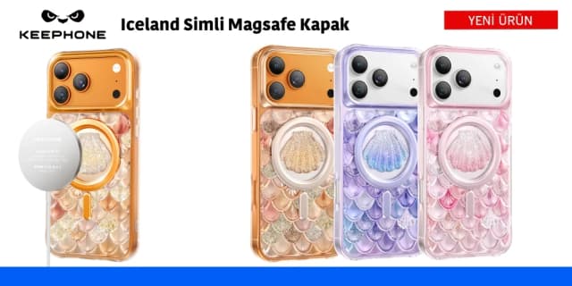 Iceland Simli Magsafe Kapak