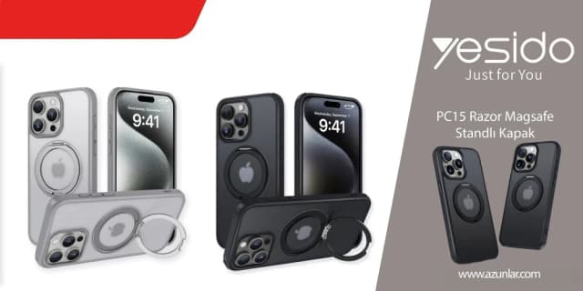 PC15 Razor Magsafe Standlı Kapak