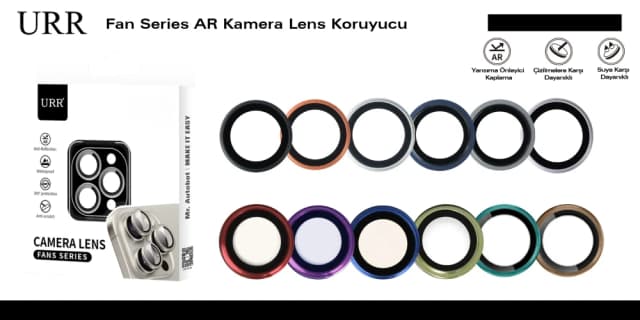 Fan Series AR Kamera Lens Koruyucu