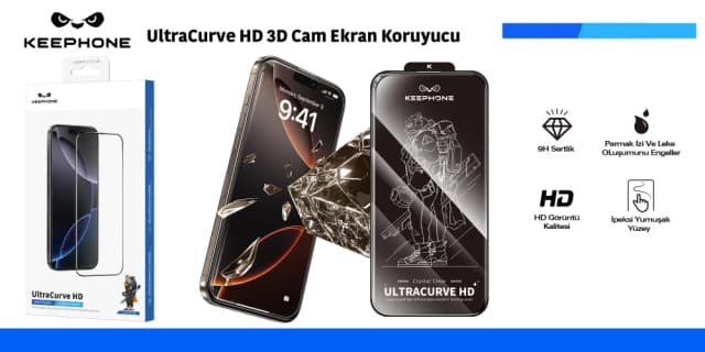 UltraCurve HD 3D Cam Ekran Koruyucu