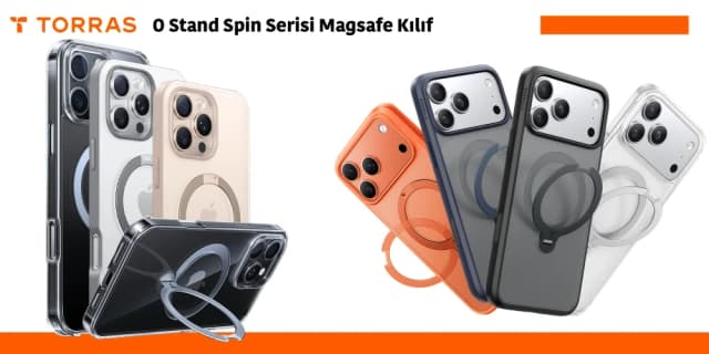 O Stand Spin Serisi Magsafe Kılıf