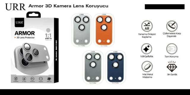 Armor 3D Kamera Lens Koruyucu