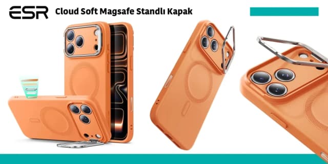 Cloud Soft Magsafe Standlı Kapak