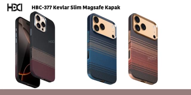 HBC-377 Kevlar Slim Magsafe Kapak