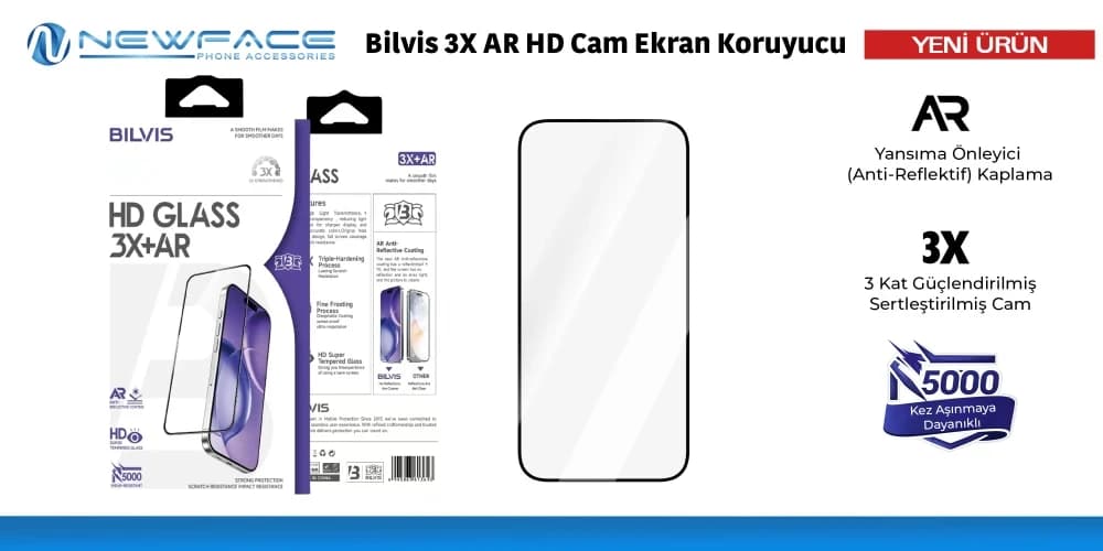 Bilvis 3X AR HD Cam Ekran Koruyucu