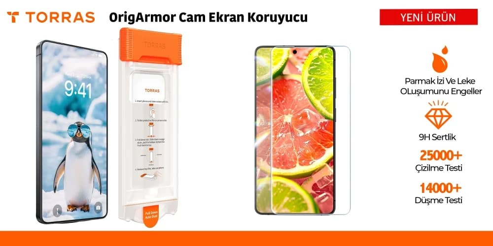 OrigArmor Cam Ekran Koruyucu