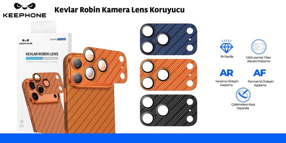 Kevlar Robin Kamera Lens Koruyucu