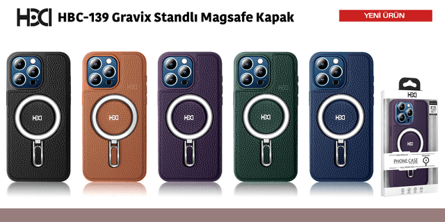 HBC-139 Gravix Standlı Magsafe Kapak