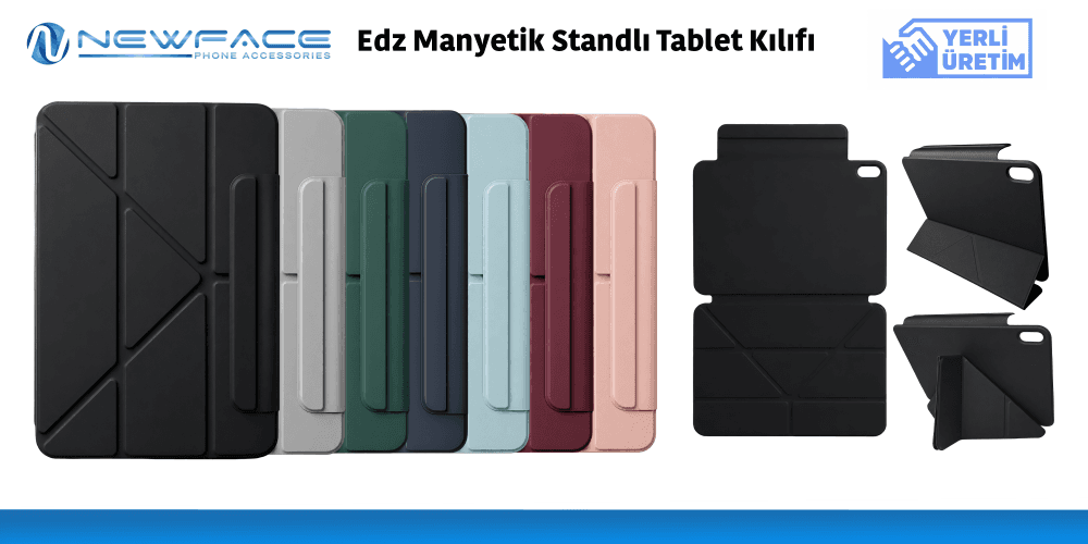 Edz Manyetik Standlı Tablet Kılıfı