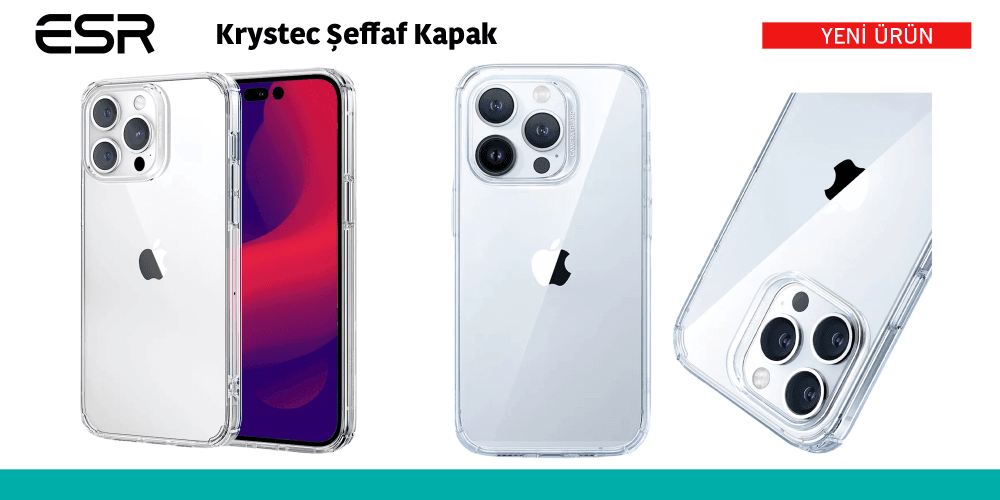 Krystec Şeffaf Kapak