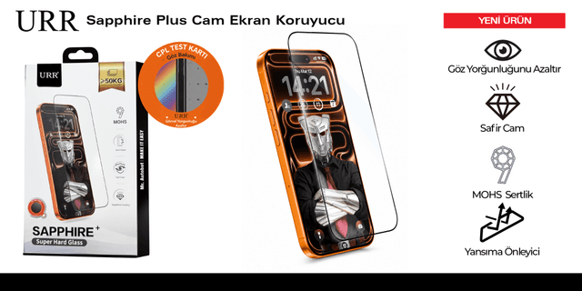 Sapphire Plus Cam Ekran Koruyucu