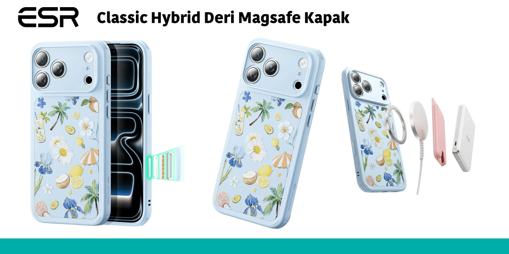 Classic Hybrid Deri Magsafe Kapak
