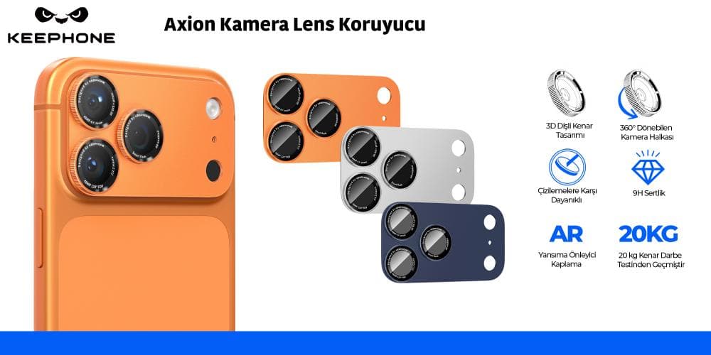 Axion Kamera Lens Koruyucu