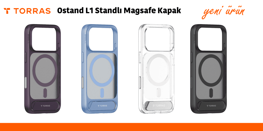 Ostand L1 Standlı Magsafe Kapak