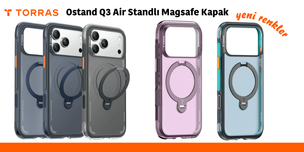 Ostand Q3 Air Standlı Magsafe Kapak
