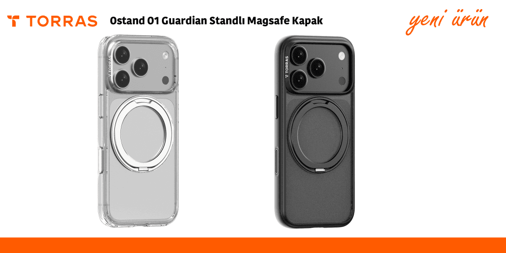 Ostand O1 Guardian Standlı Magsafe Kapak
